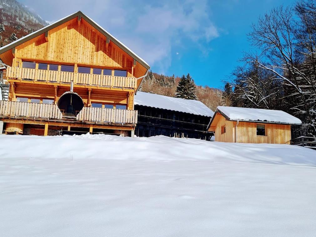 Le Chalet Du Blanc Spa Yoga Aillon-le-Jeune Eksteriør bilde